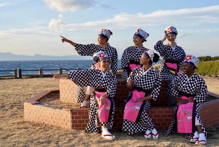 「伊豆大島　椿まつり」でインスタグラマーの皆さんがアンコさんの文化や歴史を体験！
